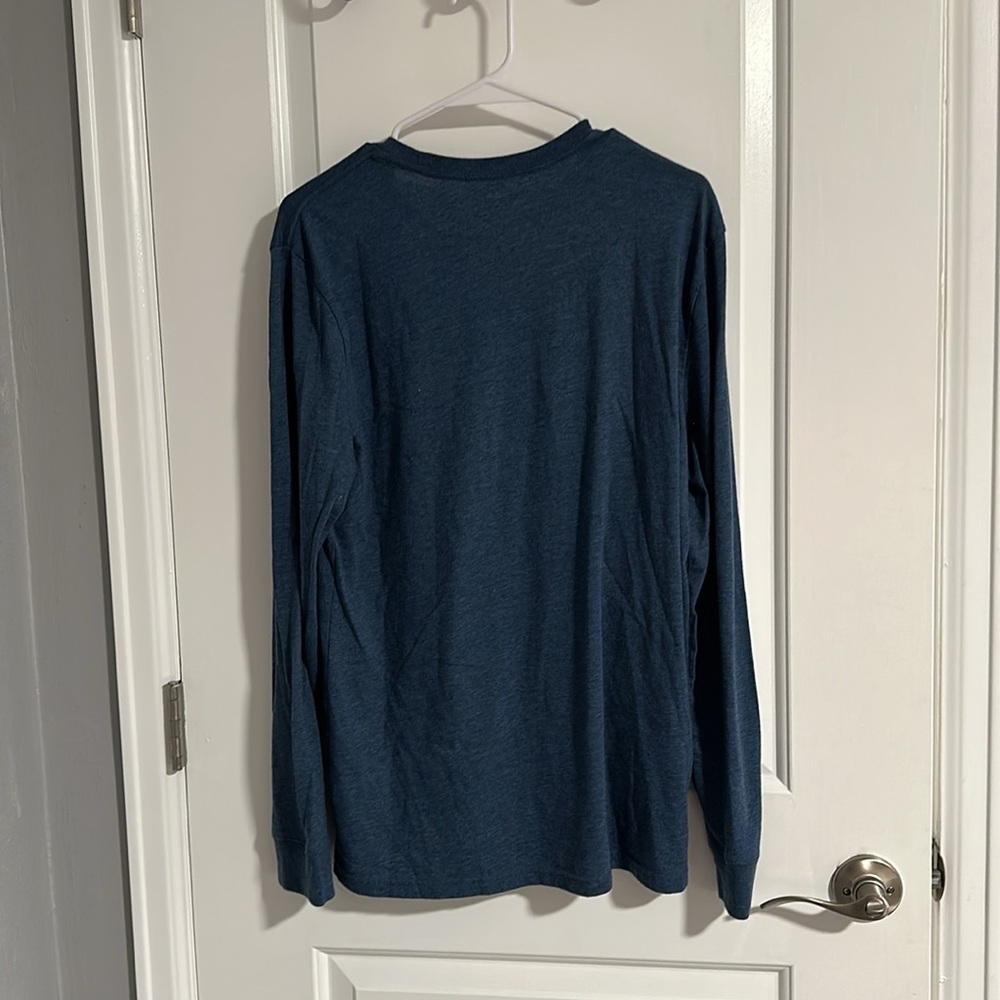 Blue long sleeve Sonoma Shirt Size Medium - Picture 2 of 3